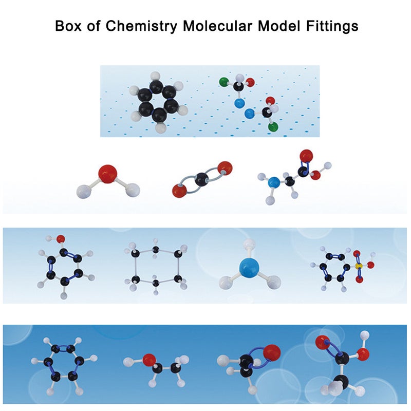 Generic PP Chemistry Molecular Model Kit Multicolour  - Image 5