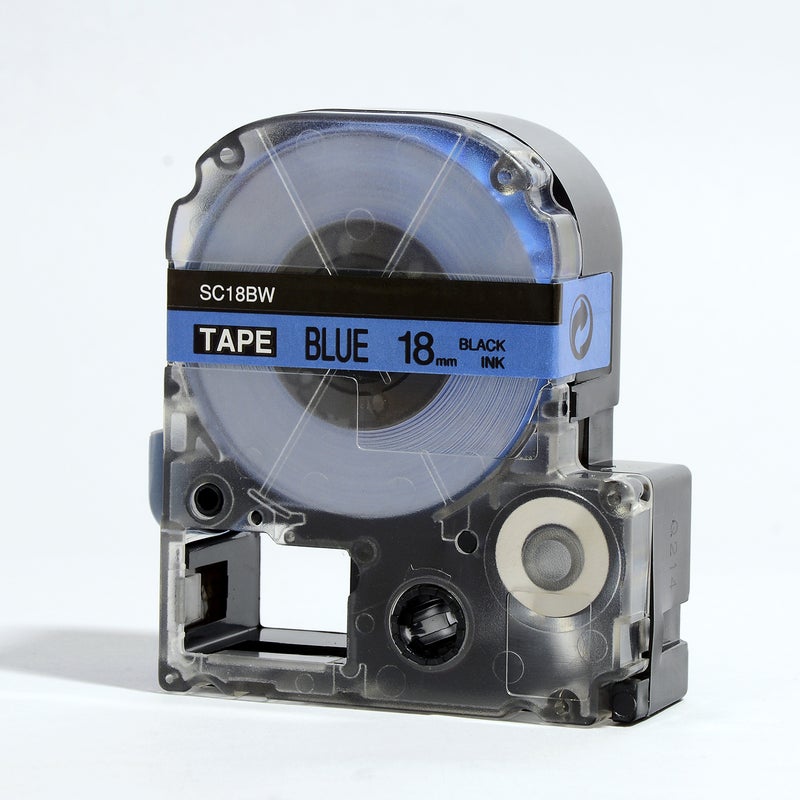 Generic PUTY 5 Rolls Self-Adhesive Black On Blue Label Maker Tape Replacement Black on Blue  - Image 4