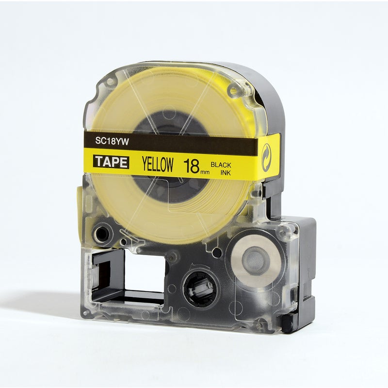Generic PUTY 5 Rolls Self-Adhesive Black On Yellow Label Maker Tape Replacement Black on Yellow  - Image 4
