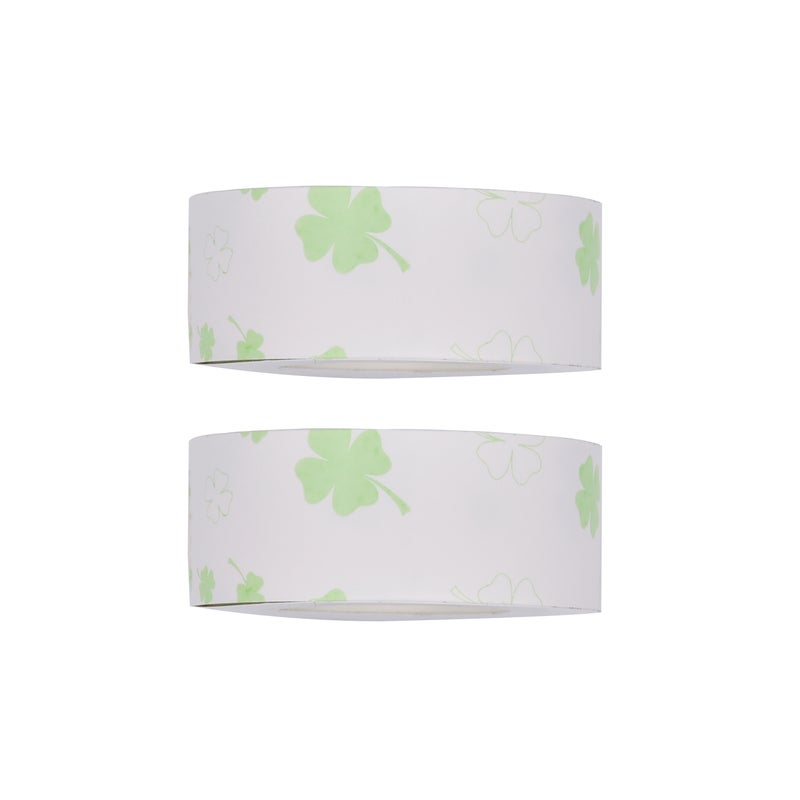 Generic - PUTY 2 Rolls Self-Adhesive Cartoon Label Waterproof Tape Multicolour - Image 1