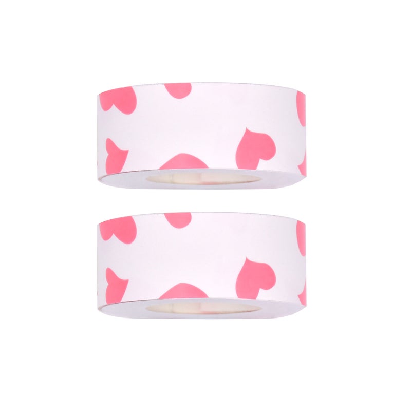 Generic PUTY 2 Rolls Self-Adhesive Cartoon Label Waterproof Tape Multicolour  - Image 2