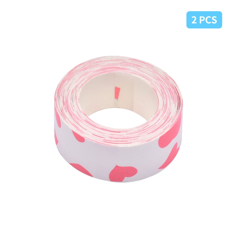 Generic PUTY 2 Rolls Self-Adhesive Cartoon Label Waterproof Tape Multicolour  - Image 3