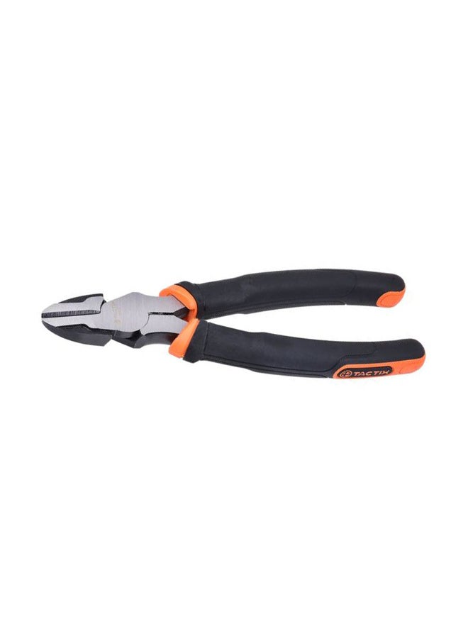 Diagonal Cutting Plier Black/Orange/Silver 8inch