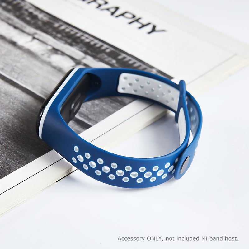 Bracelet Sports Wrist Strap Wristband Black/Blue - Image 2