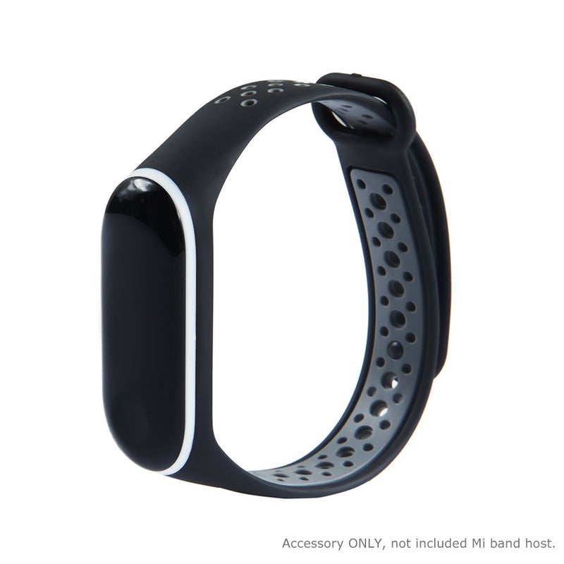Bracelet Sports Wrist Strap Wristband Black/Grey - Image 2