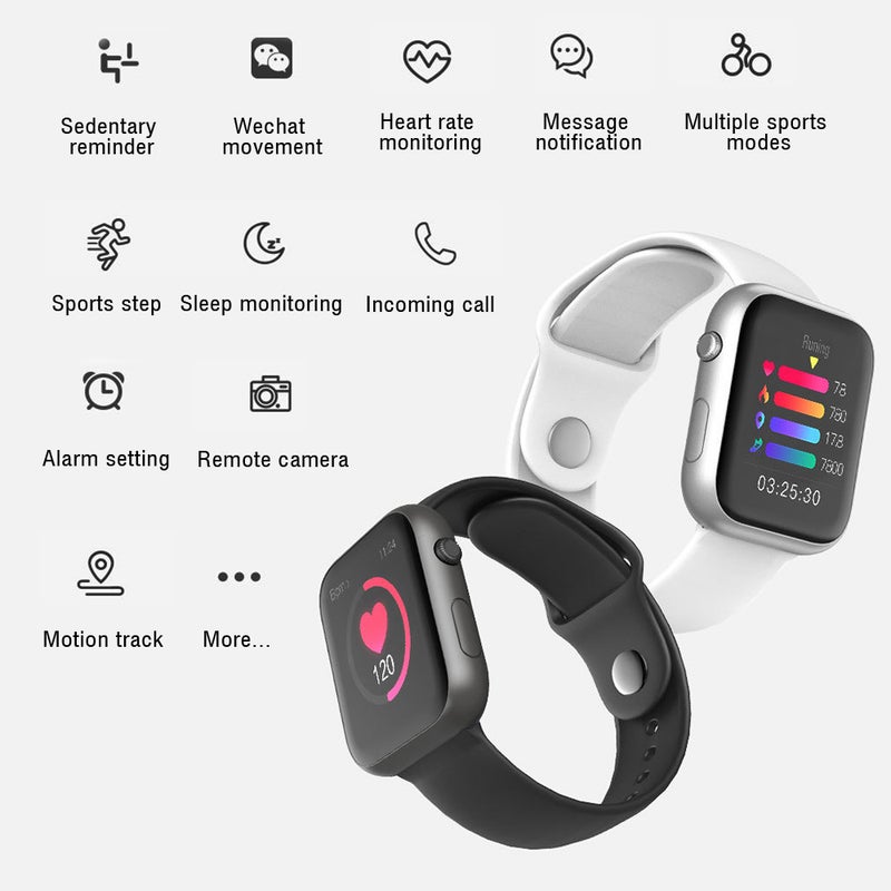 SX16 Touchscreen Waterproof Smart Watch White - Image 2