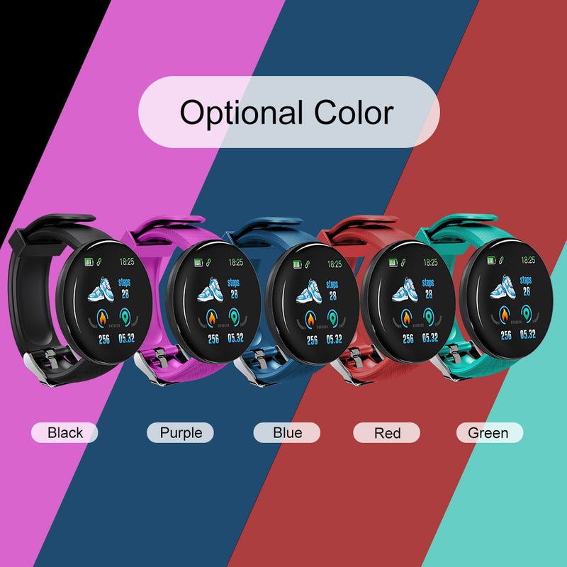 D18 Waterproof Smart Watch Black - Image 2