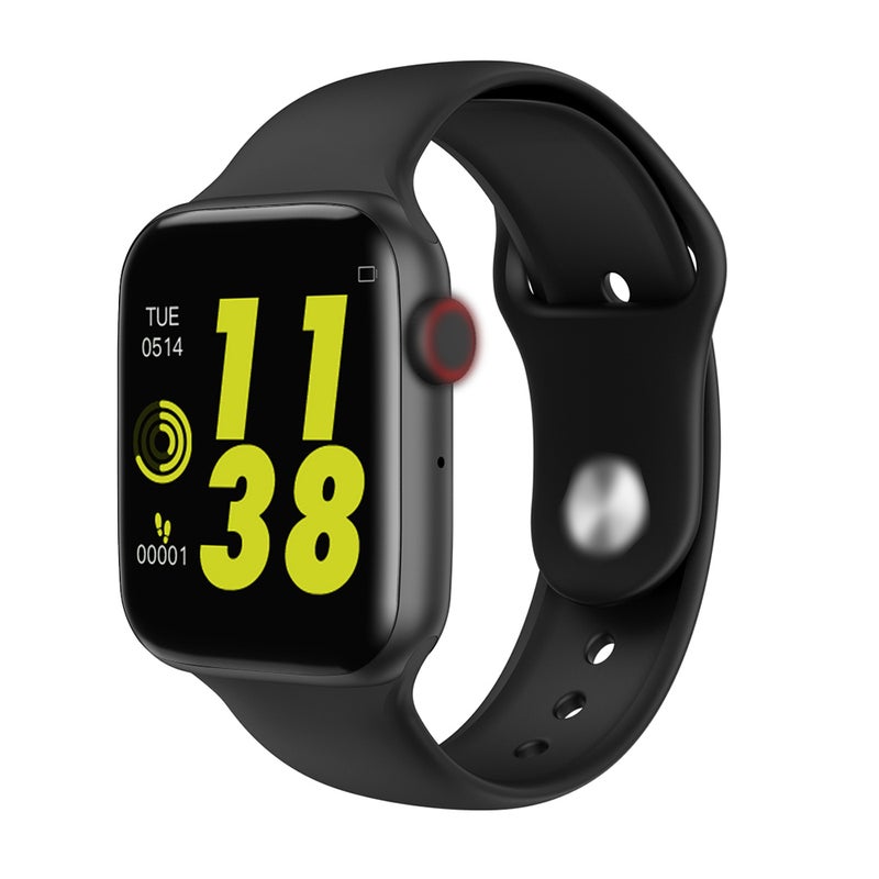 W34 Colour Screen BT Sports Intelligent Watch Black - Image 1