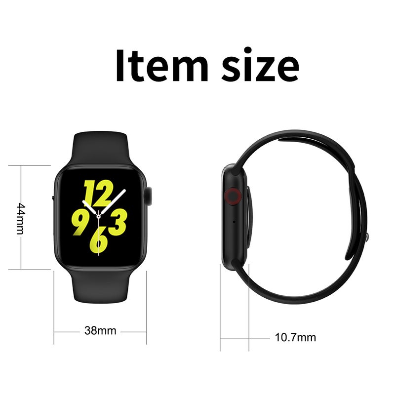 W34 Colour Screen BT Sports Intelligent Watch Black - Image 4
