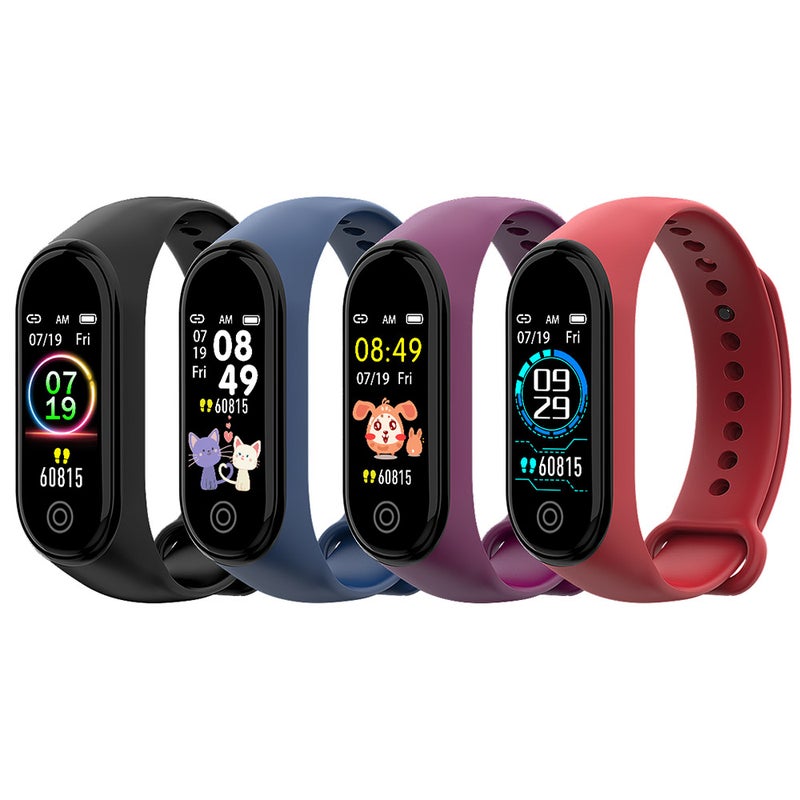 RD05 Bluetooth Sports Bracelet Smart Watch Red