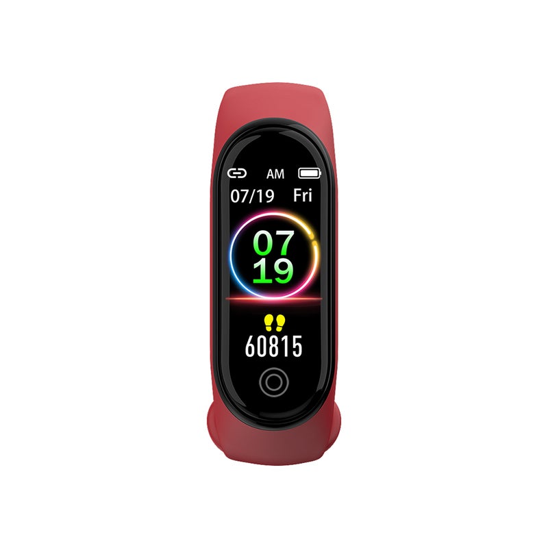 RD05 Bluetooth Sports Bracelet Smart Watch Red