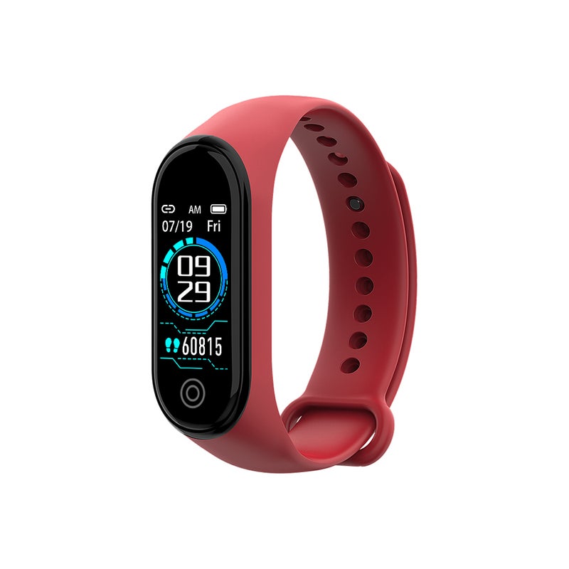 RD05 Bluetooth Sports Bracelet Smart Watch Red