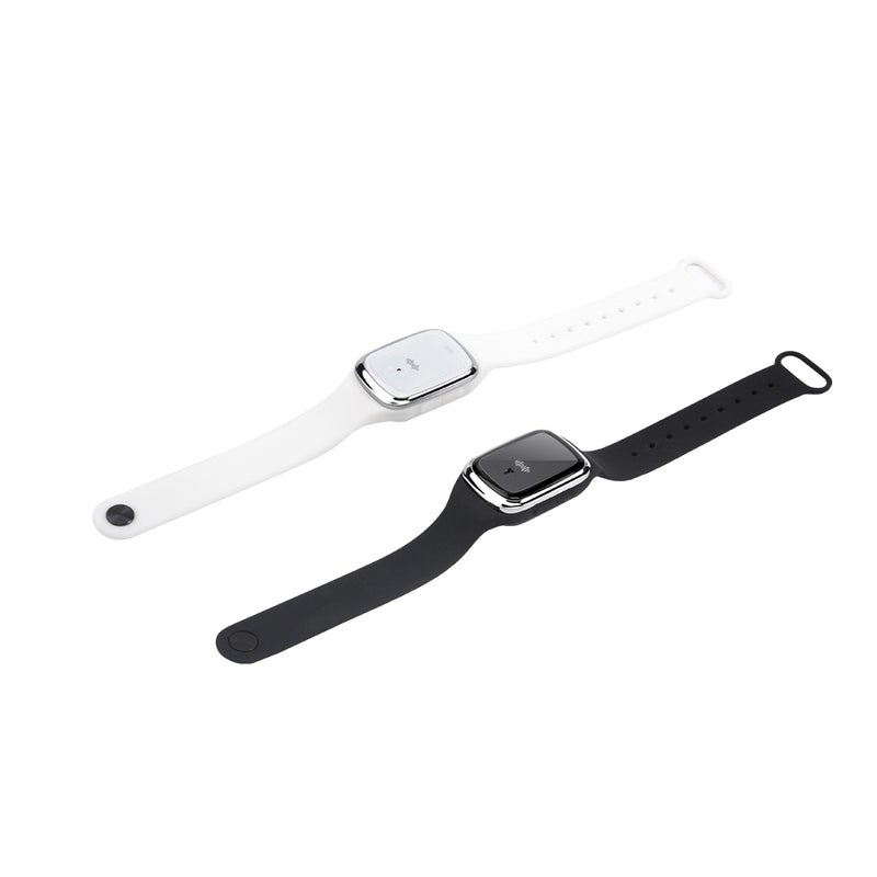 Generic Ultrasonic Mosquito Repellent Silicone Wristband White  - Image 4