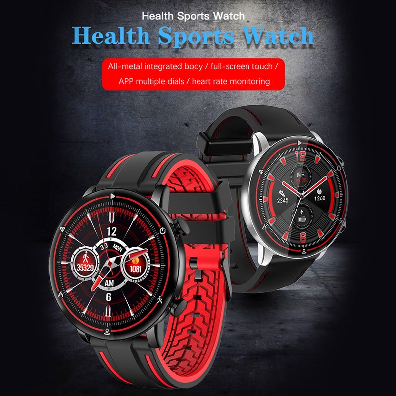 Generic - Round Touch Screen Smart Watch Black - Image 1