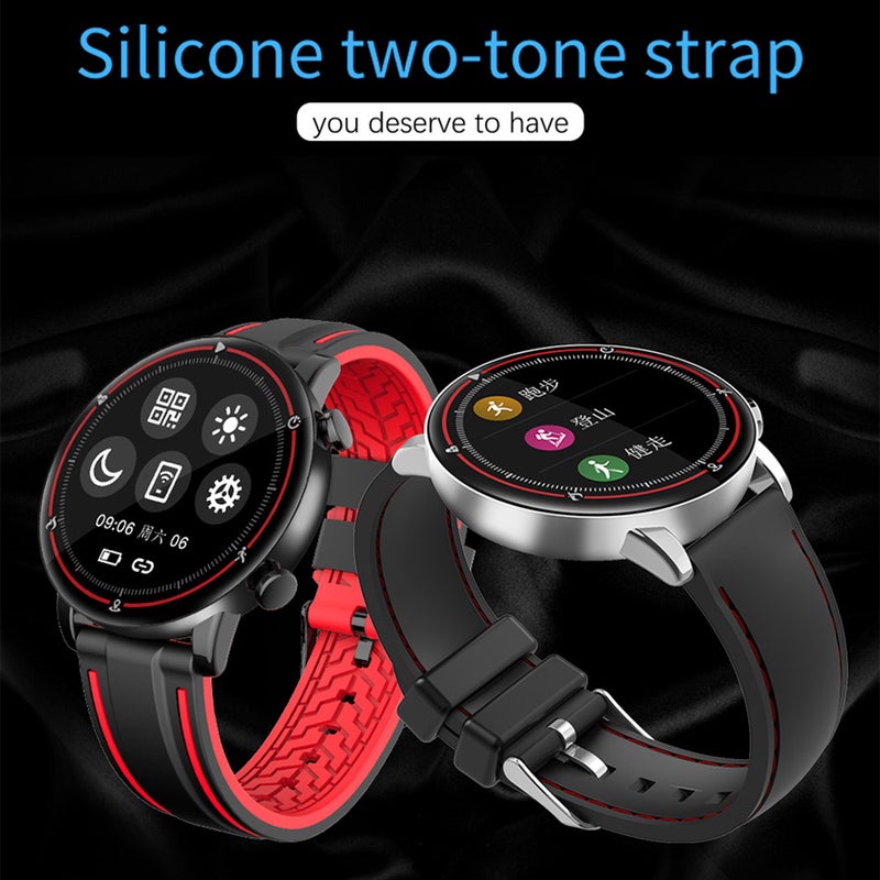 Generic - Round Touch Screen Smart Watch Black - Image 1