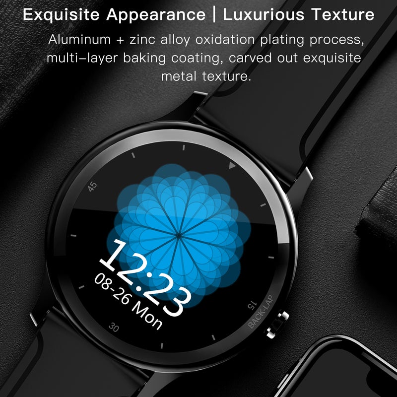 ساعة يد ذكية G28 تعمل بتقنية البلوتوث 5.0 وردي - Image 3