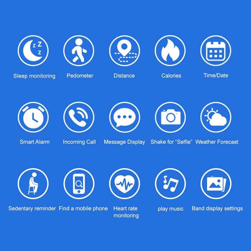 V6 Intelligent Bracelet Colour Screen Call Reminder Sport Tracker Heart Rate Detection Black - Image 5