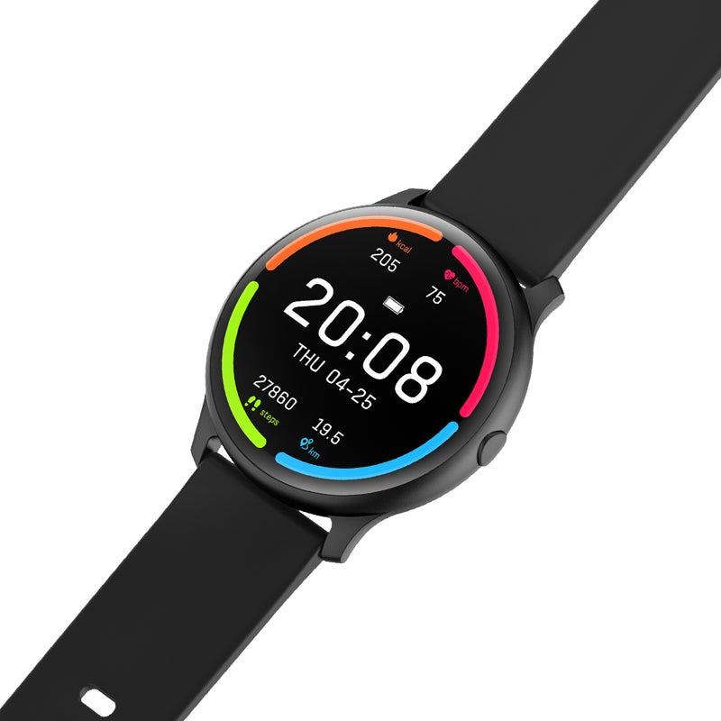 Generic - Touch Screen Waterproof Smart Watch Black - Image 1