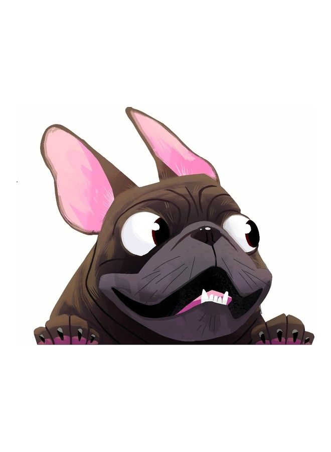 3D Unique Car Styling Funny Puppy Cartoon Car Sticker Colorful Window Body Vinyl Sticker Decal - Image 1