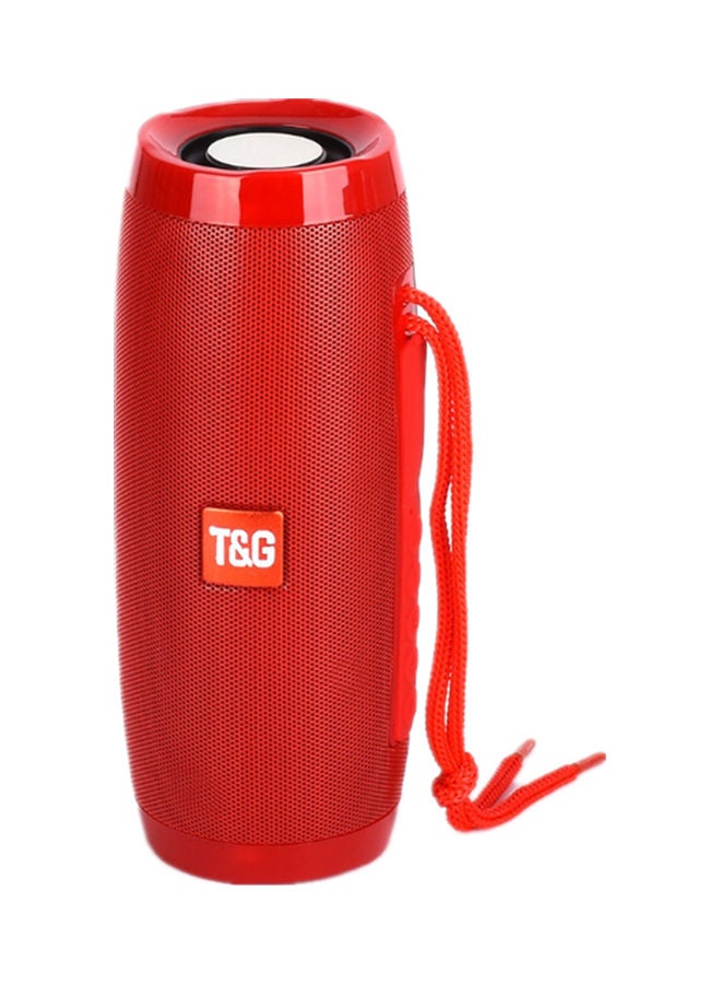 BG TG157 Wireless LED Melody Lantern Bluetooth Speaker Red