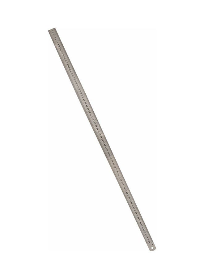 mc Metal Ruler 100 Cm Silver
