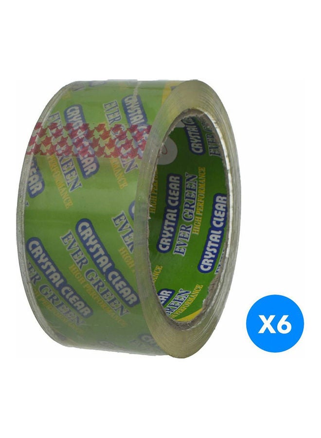 Generic 6-Piece Packaging Tape Set Clear Clear 