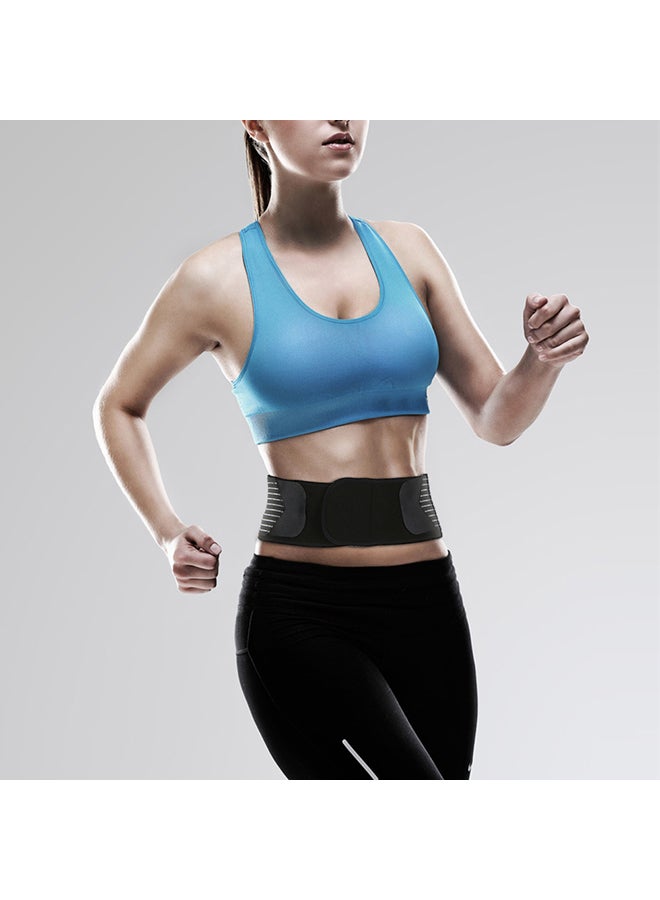 Generic Lower Back Brace Belt Adjustable Lumbar Support Waist Support Brace 17 x 12 x 4cm - Image 2