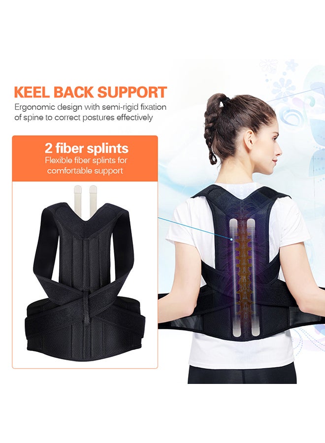 Adjustable Posture Corrector Back Support Belt 37 x 26 x 4.5cm - Image 2