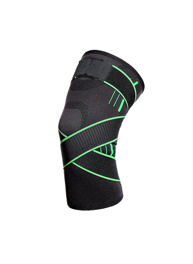 Knee Support Professional Protectives Sports Knee Pad Outdoor Running Knee Pads Green L 15.0x14.0x2.0cm - Image 1