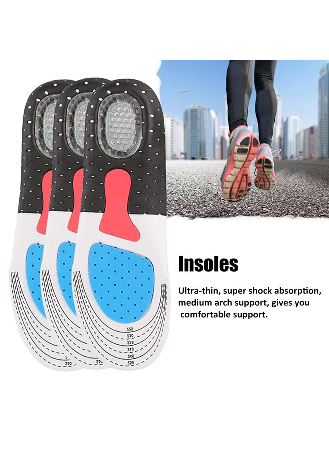 Generic - Orthopedic Foot Arch Support Sport Shoe Pad Running Gel Insoles Insert Cushion Insole Sneakers Pad Sweat-absorption and Flash Drying Foot Care Pads Fine Quality Sport Products - Image 1