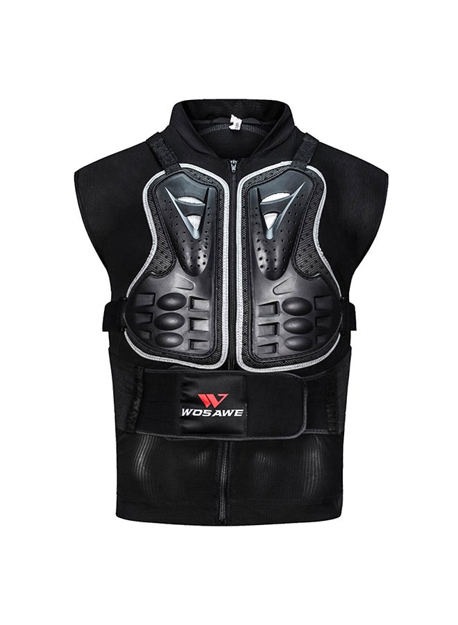 Generic - Men's Motorcycle Armor Vest Motorcycle MTB Bike Riding Chest Armor Back Protector Motocross Racing Vest 51.0x35.0x5.5cm - Image 1