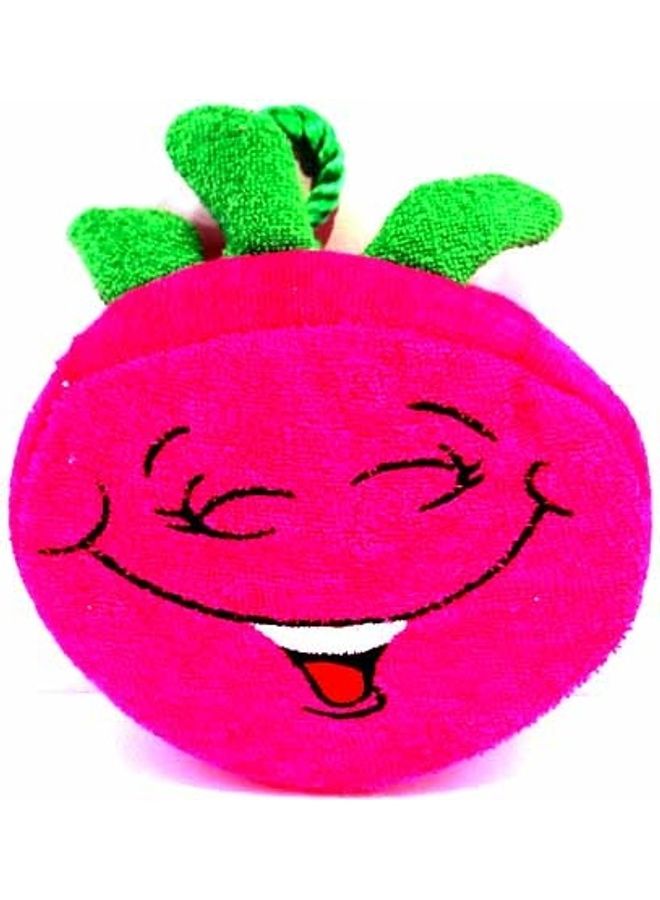 Strawberry Themed Bath Sponge Pink/Green