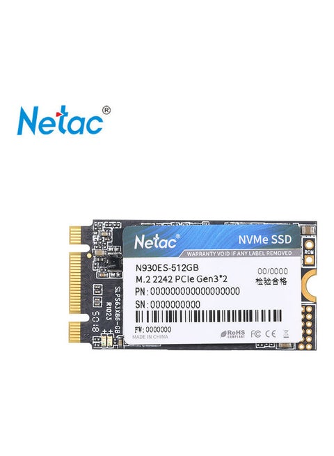 محرك أقراص ذو حالة ثابتة N930ES NVMe M.2 2242 SSD 3D MLC/TLC ناند فلاش أسود