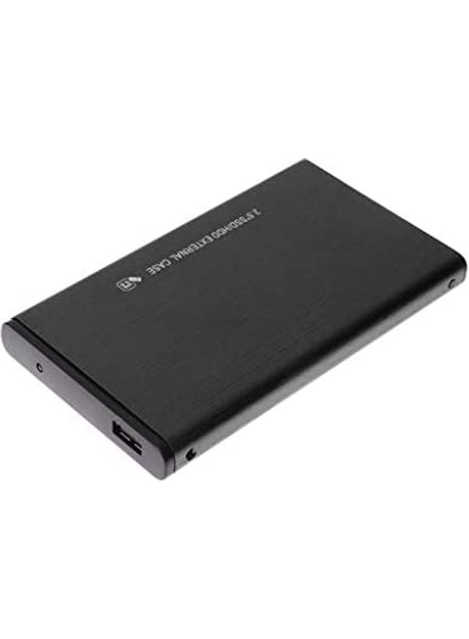 محرك أقراص صلبة خارجي HDD سعة 1 تيرابايت بمنفذ USB 3.0 مقاس 2.5 بوصة  مناسب لأجهزة الكمبيوتر واللابتوب أسود 