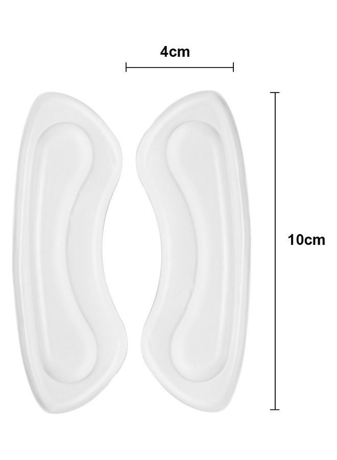 Generic - 1pairs Bar-type Heel Cushion Inserts Heel Grips Silicone Shoe Pads for Women Loose Shoes and High Heels Shoe Too Big Anti-Slip Reusable Self-Adhesive Heel Shoe Grips Blister Shoe Pads Foot Insoles - Image 1