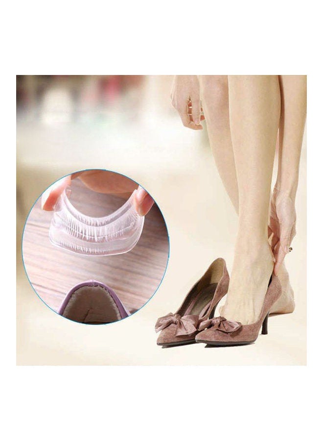 Generic - 1pairs Bar-type Heel Cushion Inserts Heel Grips Silicone Shoe Pads for Women Loose Shoes and High Heels Shoe Too Big Anti-Slip Reusable Self-Adhesive Heel Shoe Grips Blister Shoe Pads Foot Insoles - Image 1