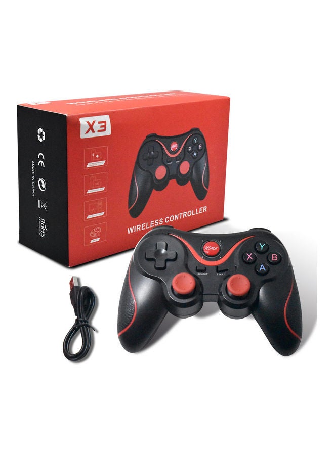 Generic - Wireless BT Gamepad Joystick No Driver for Android IOS Phone Tablet PC with Bracket - Image 1