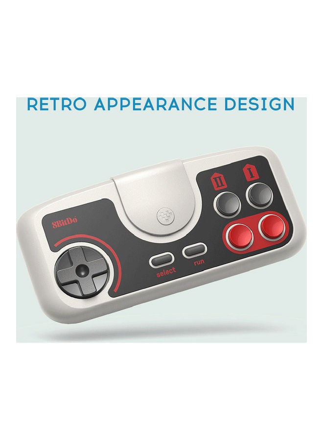 Generic - 8Bitdo Wireless Gamepad Compatible with PC Engine mini CoreGrafx mini TubroGrafx-16 mini Switch (Black, TG16 2.4g) - Image 1