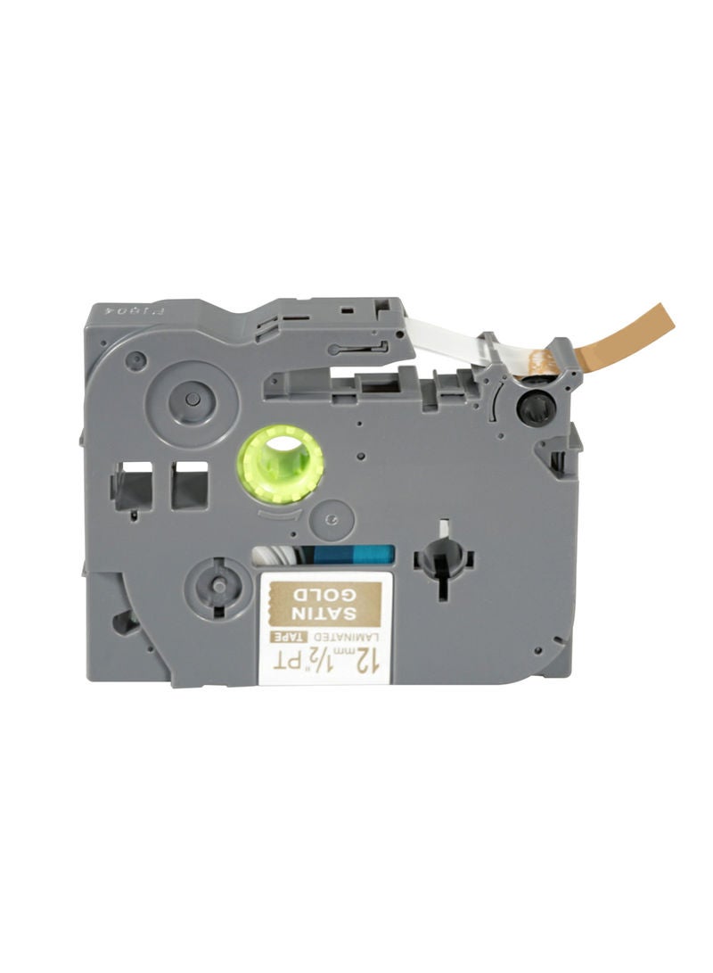 Generic PUTY 4 Rolls Self-Adhesive White On Gold Label Maker Tape Multicolour  - Image 5