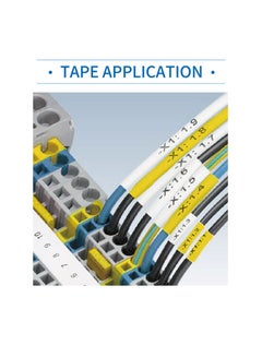 Generic Label Ribbon Tape Replacement Black on White  - Image 4