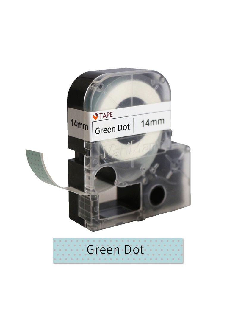 Self-Adhesive Green Dots Label Paper Green Dot - Image 1