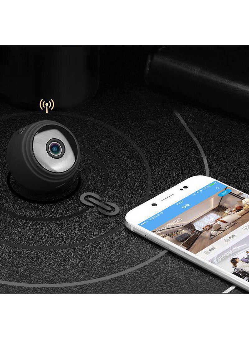 1080P Mini WiFi Outdoor Portable Cameras Black  - Image 2