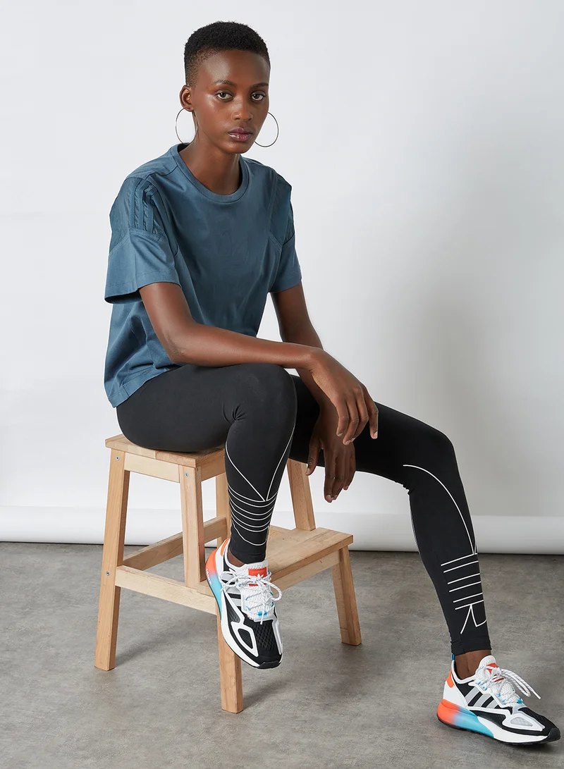 adidas Originals Mesh Sleeve T-Shirt Legblu