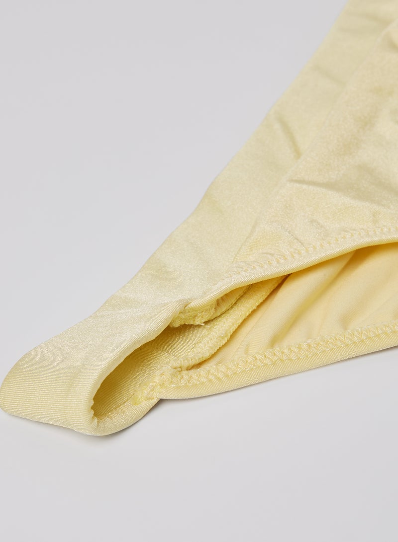 trendyol - Low Waist Bikini Bottom Yellow - Image 1