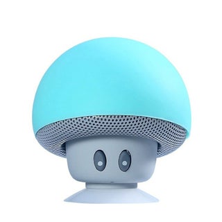 مكبر صوت بلوتوث محمول بتصميم رسومات كرتونية على شكل رأس فطر أزرق فاتح - v1602828246/N40922845A_1
