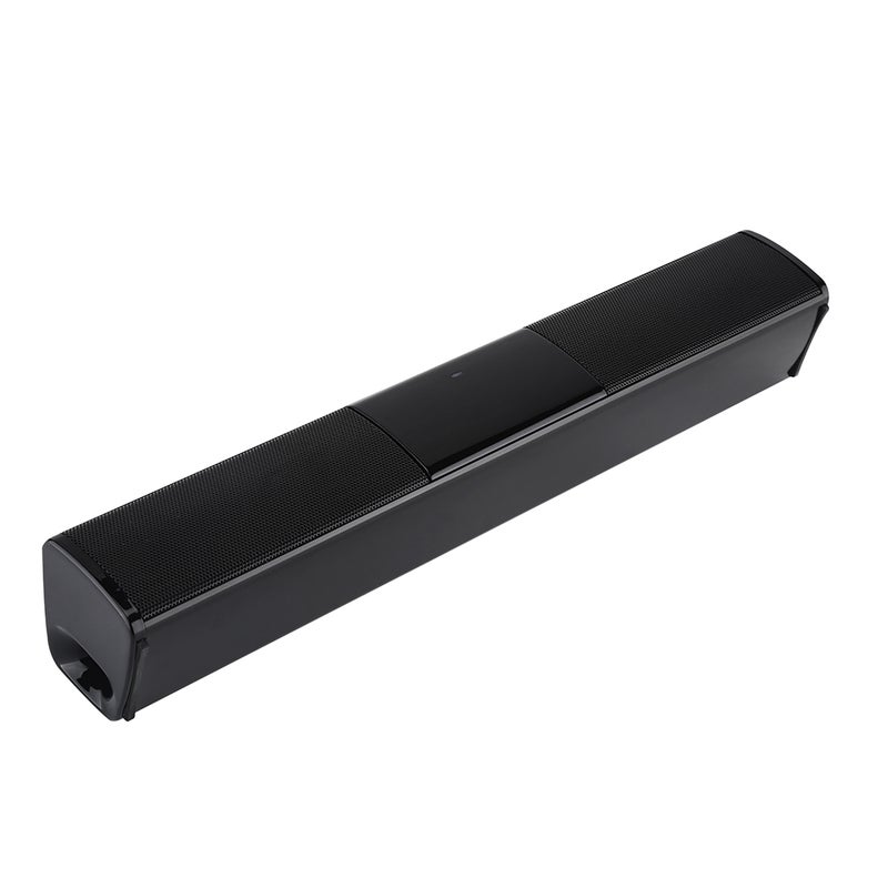 Generic Portable Compact Wireless Soundbar Stereo Bluetooth Speaker Black  - Image 3