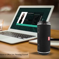 T&G 116 Portable Wireless Bluetooth Stereo Subwoofer Speaker Black  - Image 2