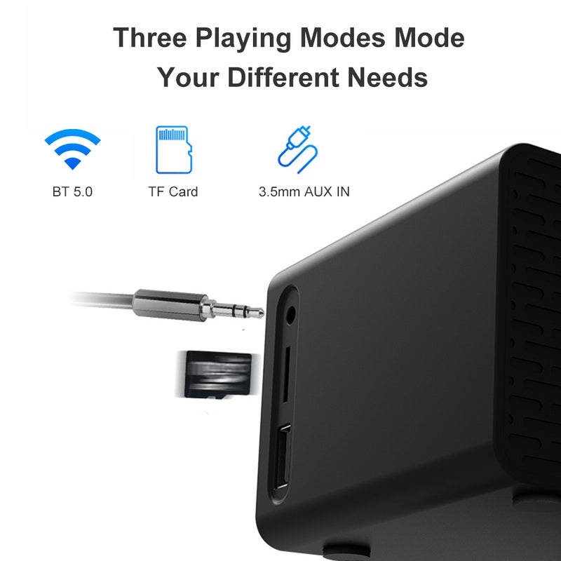 BT-508 Wireless Bluetooth Subwoofer Speakers Black - Image 3