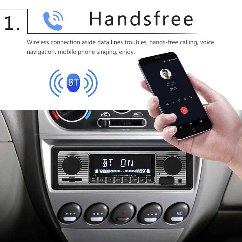 Car Stereo Bluetooth MP3 Player Silver - Image 4
