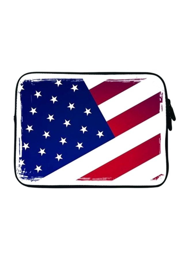 Stylizedd Designer Sleeve With Strap For 15 Inch Laptop Flag of US - Image 1